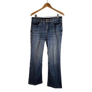 Duluth Trading Co Womens Denim Jeans Size 8 Bootcut Medium Wash Casual *Altered*